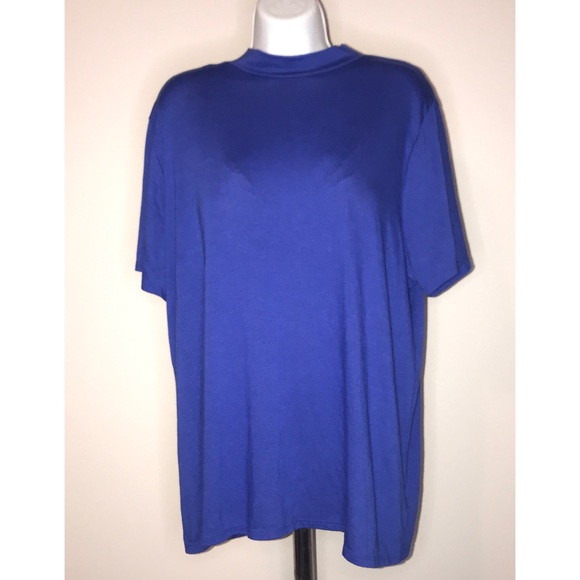 LANE BRYANT 18/20 BLUE INDIGO WOMANS TSHIRT TOP - Picture 1 of 6